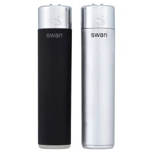 Swan Lighters Silver & Black