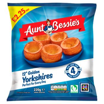 Aunt Bessie's 12 Golden Yorkshires 220g