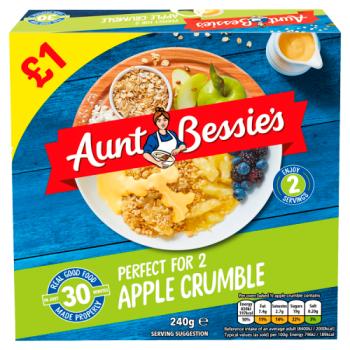 Aunt Bessie Apple Crumble For 2 Pm&#163;