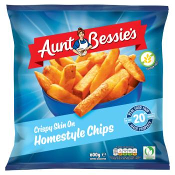 Aunt Bessie's Crispy Skin on Homestyle Chips 600g