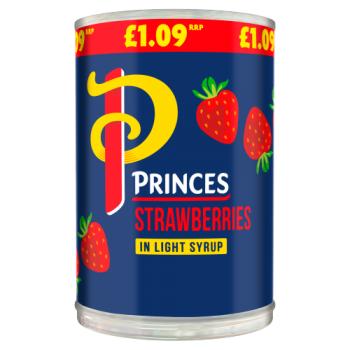 Princes Strawberries in Light Syrup 410g