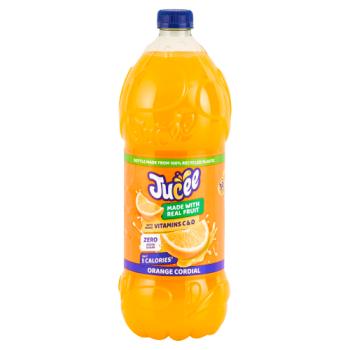 Jucee No Added Sugar Orange Cordial 1.5 Litre