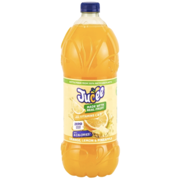 Jucee No Added Sugar Orange, Lemon & Pineapple Squash 1.5 Litre