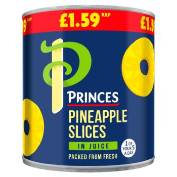 Princes Pineapple Slices in Juice 432g