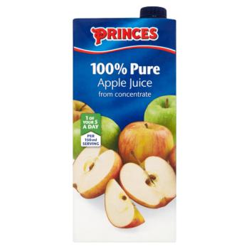 Princes 100% Pure Apple Juice from Concentrate 1 Litre