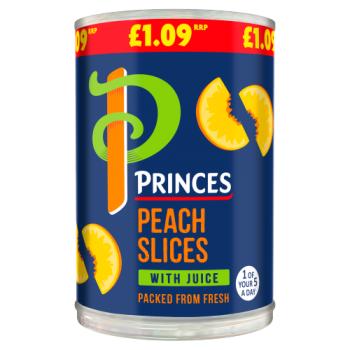 Princes Peach Slices with Juice 410g