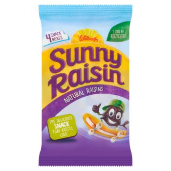 Whitworths Sunny Raisin 4 x 14g (56g)