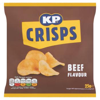 KP Beef Flavour Crisps 25g