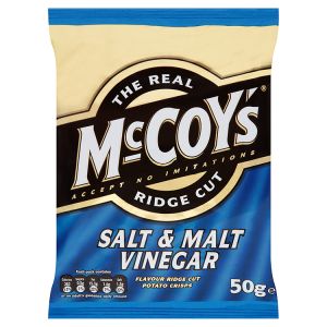 The Real McCoy's Ridge Cut Salt & Malt Vinegar 50g
