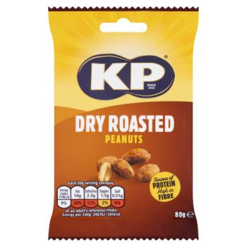 KP Dry Roasted Peanuts 80g