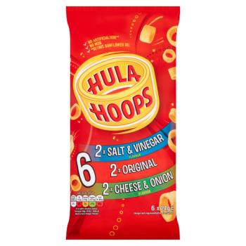 Hula Hoops Variety Multipack Crisps 6 Pack