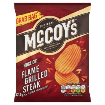 McCoy's Flame Grilled Steak Crisps 47.5g
