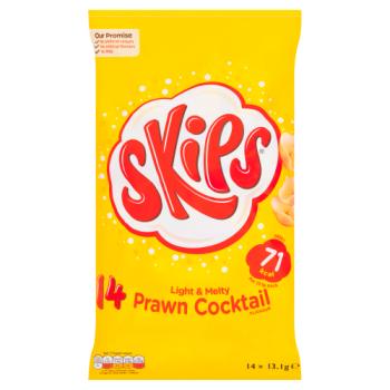 Skips Prawn Cocktail Flavour 14 x 13.1g