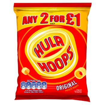 Hula Hoops Original Potato Rings 34g