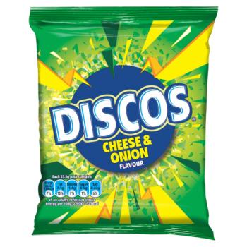 Discos Cheese & Onion Crisps 25.5g