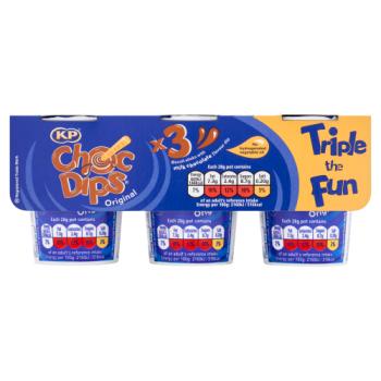 KP Choc Dips Original 3 x 28g