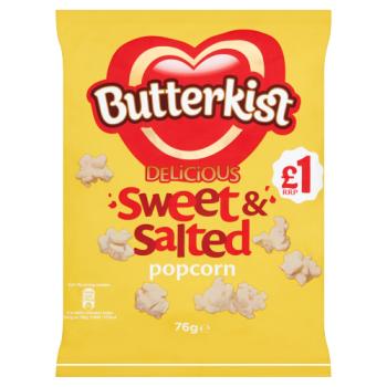 Butterkist Delicious Sweet & Salted Popcorn 76g PM £1