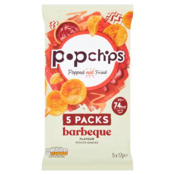 Popchips Barbeque Flavour Potato Snacks 5 x 17g