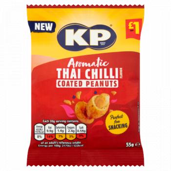 Kp Thai Chilli Peanuts 55g £1