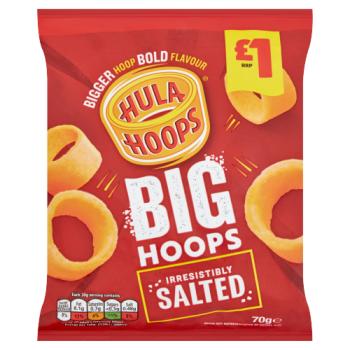 Hula Hoops Big Hoops Salted 70g - From Keystore More Broadloan in ...