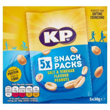 Kp Salt&vinegar Peanut 5pk