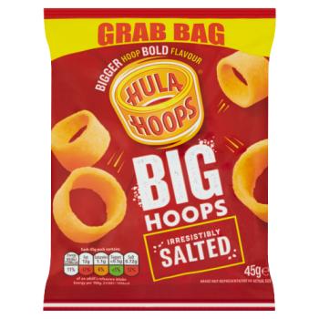 Hula Hoops Big Hoops Irresistibly Salted 45g