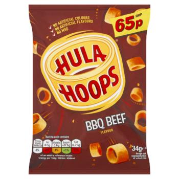 Hula Hoops BBQ Beef Flavour 34g