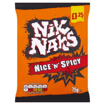 Nik Naks Nice 'N' Spicy Flavour 75g