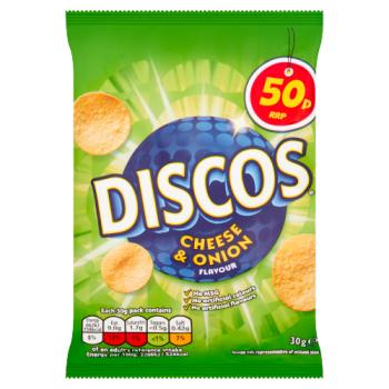 Discos Cheese & Onion Flavour 30g