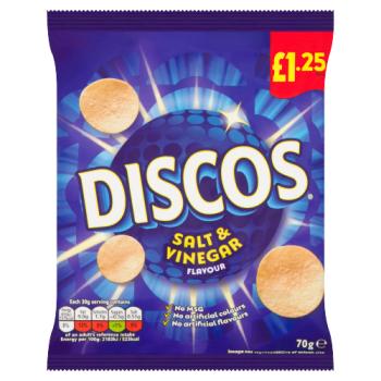 Discos Salt & Vinegar Flavour 70g
