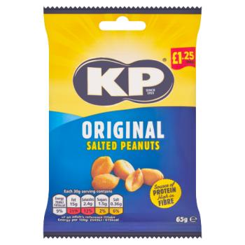KP Original Salted Peanuts 65g