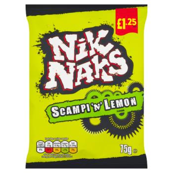 Nik Naks Scampi 'N' Lemon Flavour 75g