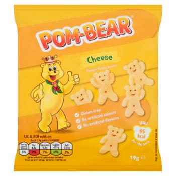 Pom-Bear Cheese Flavour Potato Snacks 19g