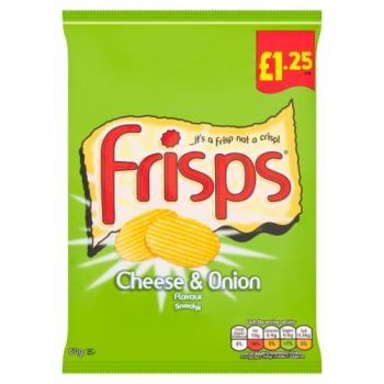 Frisps Cheese & Onion Flavour Snacks 60g