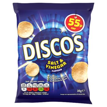 Discos Salt & Vinegar Flavour 30g
