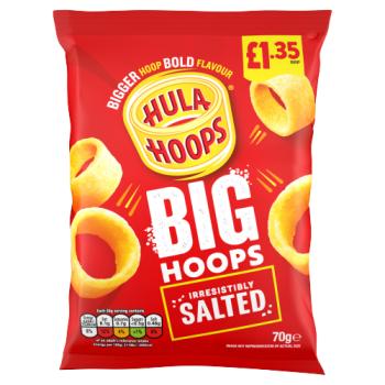 Hula Hoops Irresistibly Salted Big Hops 70g