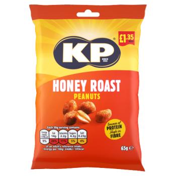 KP Honey Roast Peanuts 65g