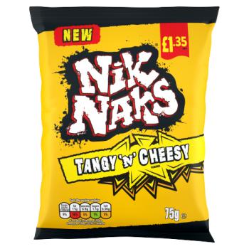 Nik Naks Tangy 'N' Cheesy Flavour 75g