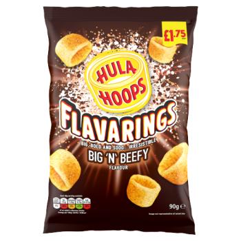 Hula Hoops Flavarings Big 'N' Beefy Flavour 90g