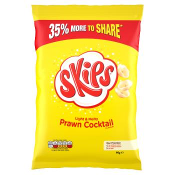 Skips Light & Melty Prawn Cocktail Flavour 90g