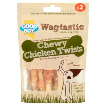 Good Boy Wagtastic Chewy Chicken Twists 70g