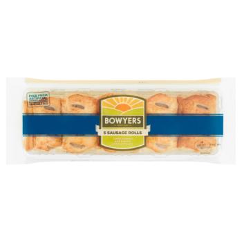 Bowyers 5 Sausage Rolls 225g