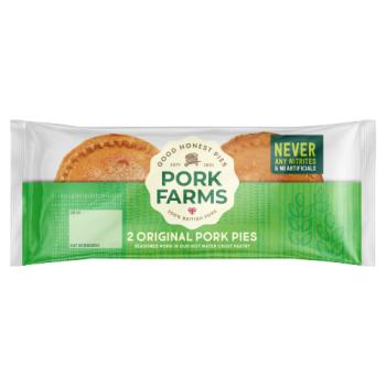Pork Farms 2 Original Pork Pies 130g