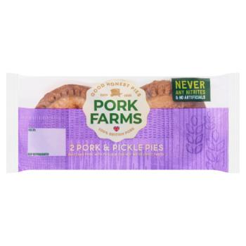 Pork Farms 2 Pork & Pickle Pies 130g