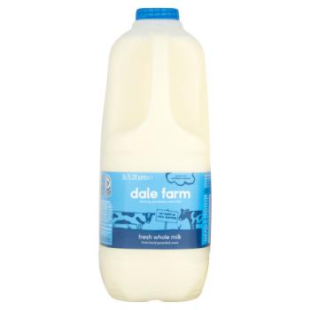 Dale Farm Fresh Whole Milk 5.28 Pints/3L