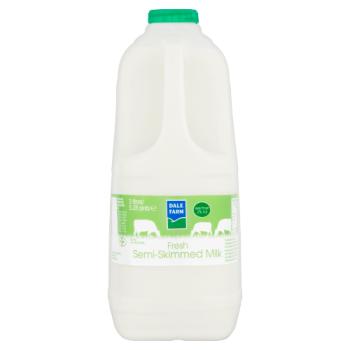 Dale Farm Fresh Semi-Skimmed Milk 5.28 Pints/3 Litre