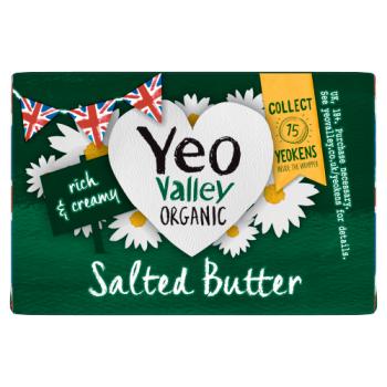 Yeo Valley Organic Salted Butter 200g 