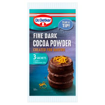 Dr. Oetker Fine Dark Cocoa Powder 3 x 25g