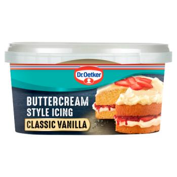 Dr. Oetker Classic Vanilla Buttercream Style Icing 400g