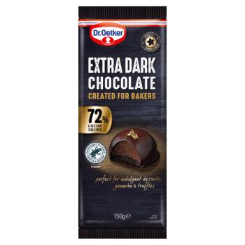 Dr. Oetker Extra Dark Chocolate 150g